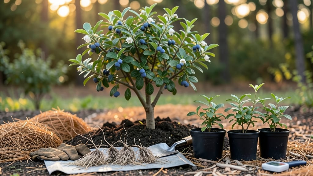 When to Plant Blueberry Bushes in Alabama: Chill-Hour Matching Guide for Zones 7A-8B