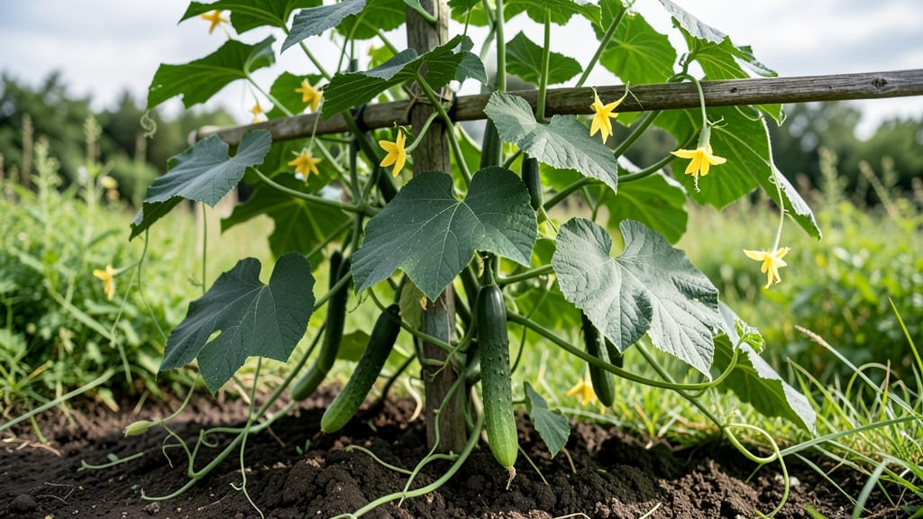 How Tall Do Cucumber Plants Grow: Trellis vs Vining Heights Explained