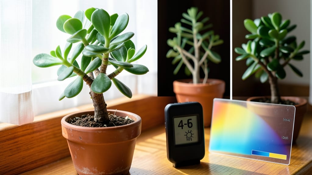 How Much Light Does a Jade Plant Require: Perfect Brightness Levels for Thriving Leaves