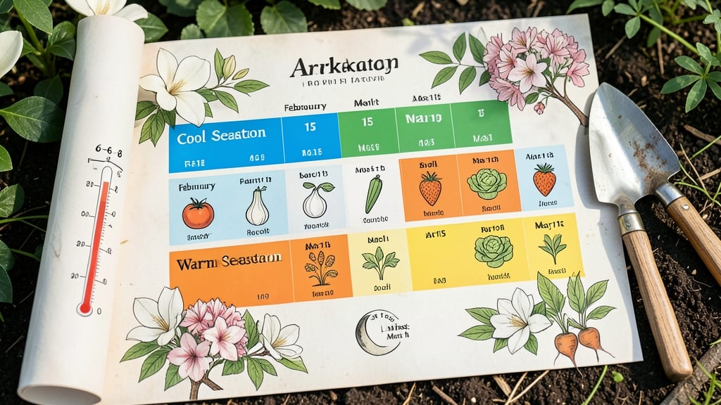 When to Plant Garden in Arkansas: Zone 7a Deadlines for Peak Growth